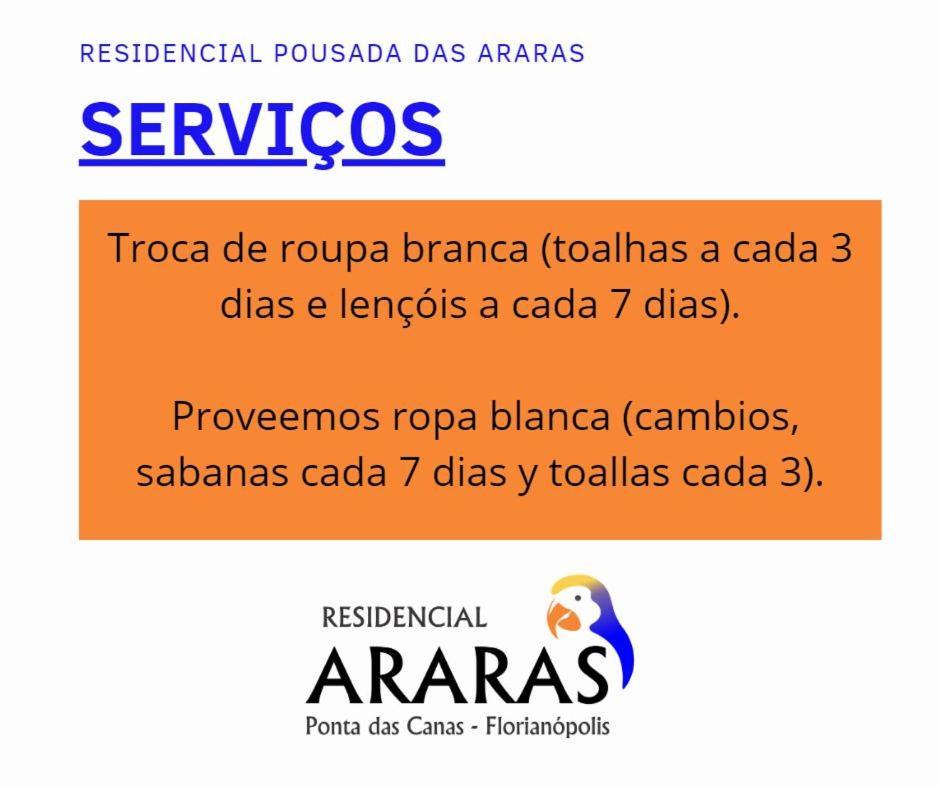 Residencial Pousada Das Araras ฟลอเรียนอโปลิส ภายนอก รูปภาพ